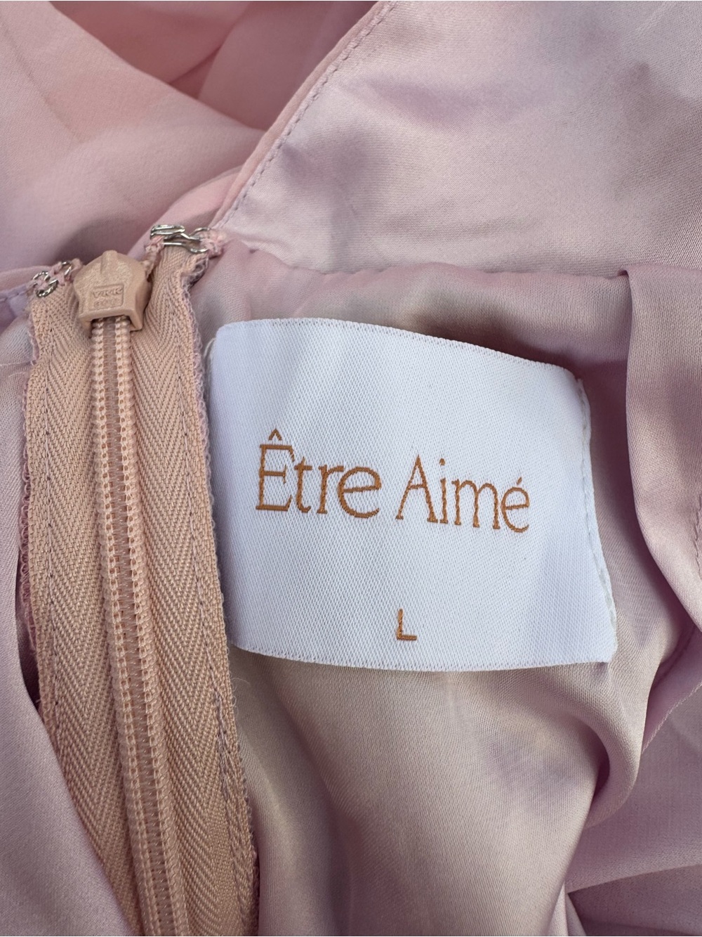Être Aimé Women’s Daphne Gown in Pink & Black Size Large - Picture 6 of 7